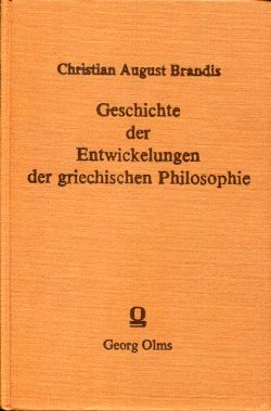 Brandis, Geschichte der Entwickelungen der griechischen Philosophie (Einband)