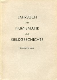 Jahrbuch für Numismatik und Geldgeschichte (Umschlag)