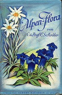 Schröter, Taschenflora des Alpenwanderers. (Umschlag)
