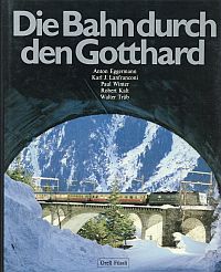 Eggermann, Die Bahn durch den Gotthard. (Umschlag)