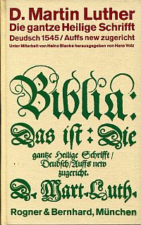 Luther, Die gantze Heilige Schrifft deudsch. (Umschlag)