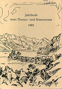 Jahrbuch vom Thuner- und Brienzersee 1965. (Umschlag)
