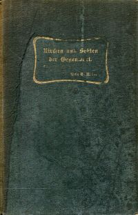 Kalb, Kirchen und Sekten der Gegenwart (Umschlag)