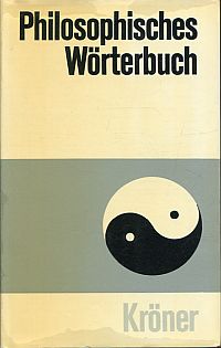 Schmidt, Philosophisches Wörterbuch. (Umschlag)