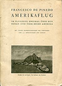 Pinedo, Amerikaflug. (Umschlag)