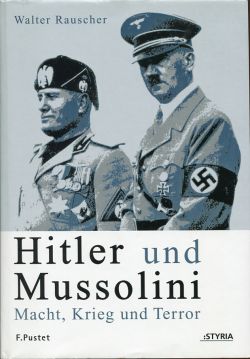 Rauscher, Hitler und Mussolini. (Einband)