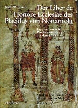 Busch, Der Liber de honore ecclesiae des Placidus von Nonantola. (Einband)