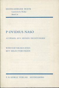 Ovidius Naso, Auswahl aus seinen Dichtungen. (Umschlag)