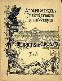 Menzel, Adolph Menzel's Illustrationen zu den Werken Friedrichs des Großen. (Umschlag)