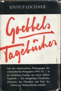 Goebbels, Goebbels Tagebücher. (Umschlag)