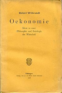 Wilbrandt, Oekonomie. (Umschlag)