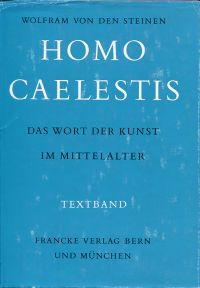 Steinen, Homo caelestis. (Umschlag)
