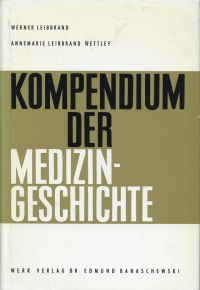 Leibbrand, Kompendium der Medizingeschichte. (Umschlag)