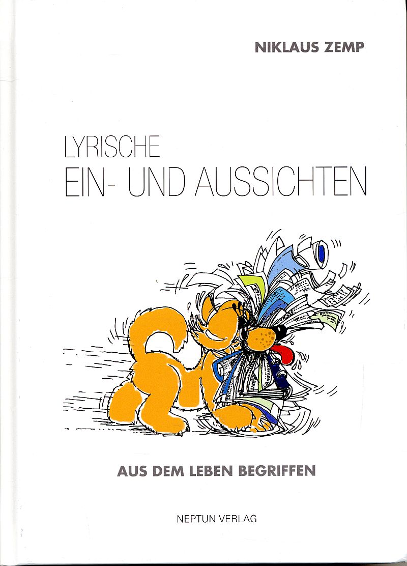 Zemp, Lyrische Ein- und Aussichten. (Umschlag)