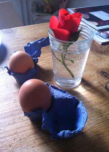 bildreich karten PK 655: fruehstueck bei simon.