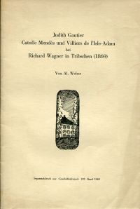 Weber, Judith Gautier, Catulle Mendès und Villiers de l'Isle-Adam bei Richard Wa (Umschlag)