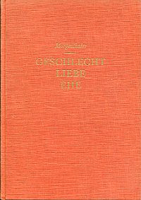 Morgenthaler, Geschlecht, Liebe, Ehe. (Umschlag)