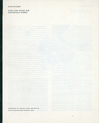 Jucker, Altes und neues zur Grächwiler Hydra. (Umschlag)