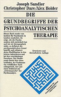Sandler, Die Grundbegriffe der psychoanalytischen Therapie. (Umschlag)