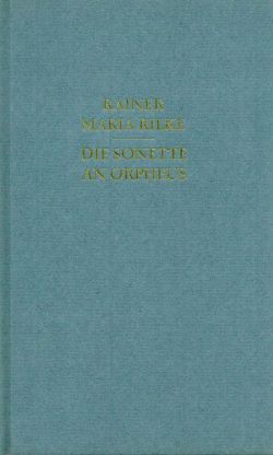 Rilke, Die Sonette an Orpheus. (Einband)