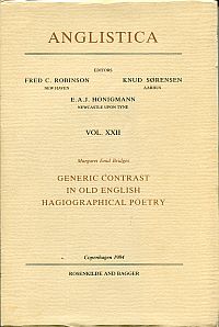 Bridges, Generic contrast in old English hagiographical poetry. (Umschlag)