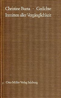 Busta, Inmitten aller Vergänglichkeit. (Umschlag)