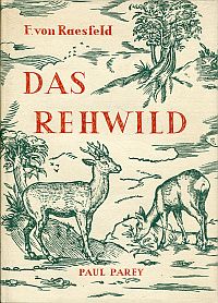 Raesfeld, Das Rehwild. (Umschlag)