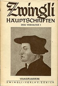 Pfister, Zwingli, der Theologe. (Umschlag)