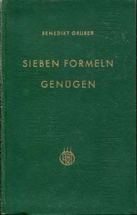 Gruber, 7 Formeln genügen. (Umschlag)