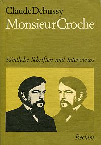 Debussy, Monsieur Croche. (Umschlag)