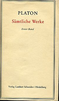 Platon: Sämtliche Werke. (Umschlag)