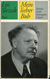 Slezak, Mein lieber Bub. (Umschlag)