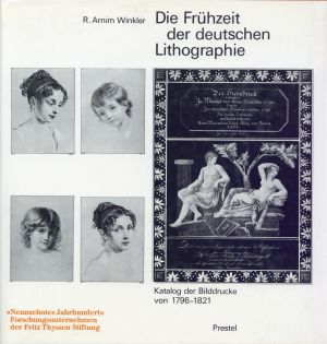Winkler, Die Frühzeit der deutschen Lithographie. (Umschlag)