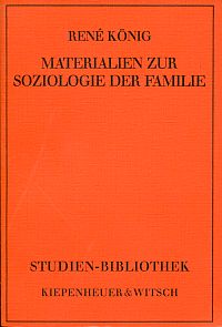 König, Materialien zur Soziologie der Familie. (Umschlag)