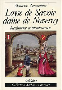 Zermatten, Loyse de Savoie. (Umschlag)
