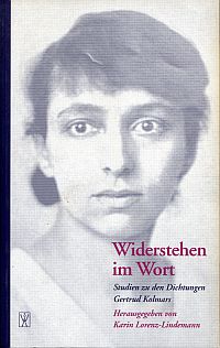 Lorenz-Lindemann, Widerstehen im Wort. (Umschlag)