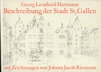 Hartmann, Beschreibung der Stadt St. Gallen. (Umschlag)