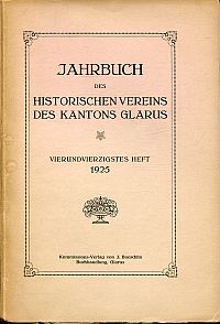 Jahrbuch des Historischen Vereins, 44. Heft 1925. (Umschlag)