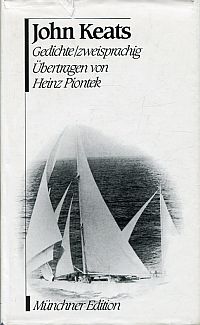 Keats, Gedichte zweisprachig. (Umschlag)