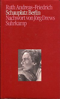 Andreas-Friedrich, Schauplatz Berlin. (Umschlag)