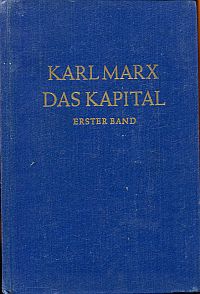 Marx, Das Kapital. (Umschlag)