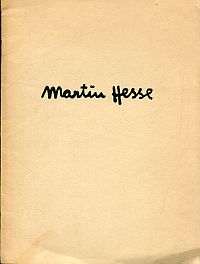 Hesse, Martin Hesse. (Umschlag)