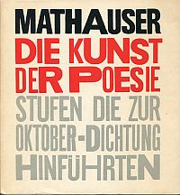 Mathauser, Kunst der Poesie. (Umschlag)