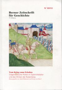 Holenstein, Vom Krieg zum Frieden. (Umschlag)