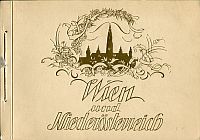 Wien und Niederösterreich. (Umschlag)