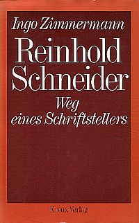 Zimmermann, Reinhold Schneider. (Umschlag)