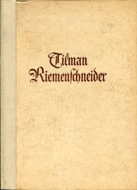 Gerstenberg, Tilman Riemenschneider. (Umschlag)
