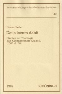 Rieder, Deus locum dabit. (Umschlag)