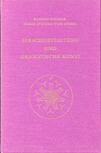 Steiner, Sprachgestaltung und Dramatische Kunst. (Umschlag)