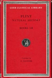 Plinius Secundus, Natural history, 1: Praefatio, libri I, II. Vol. 1: Praefatio, (Umschlag)